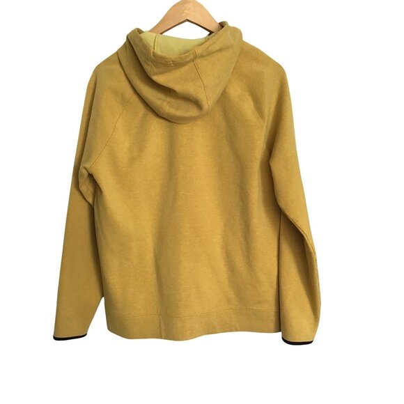 OLD NAVY- MEN YELLOW PULLOVER SWEATSHIRT -FRONT KANGAROO POCKET -SIZE MEDIUM - Picture 2 of 6